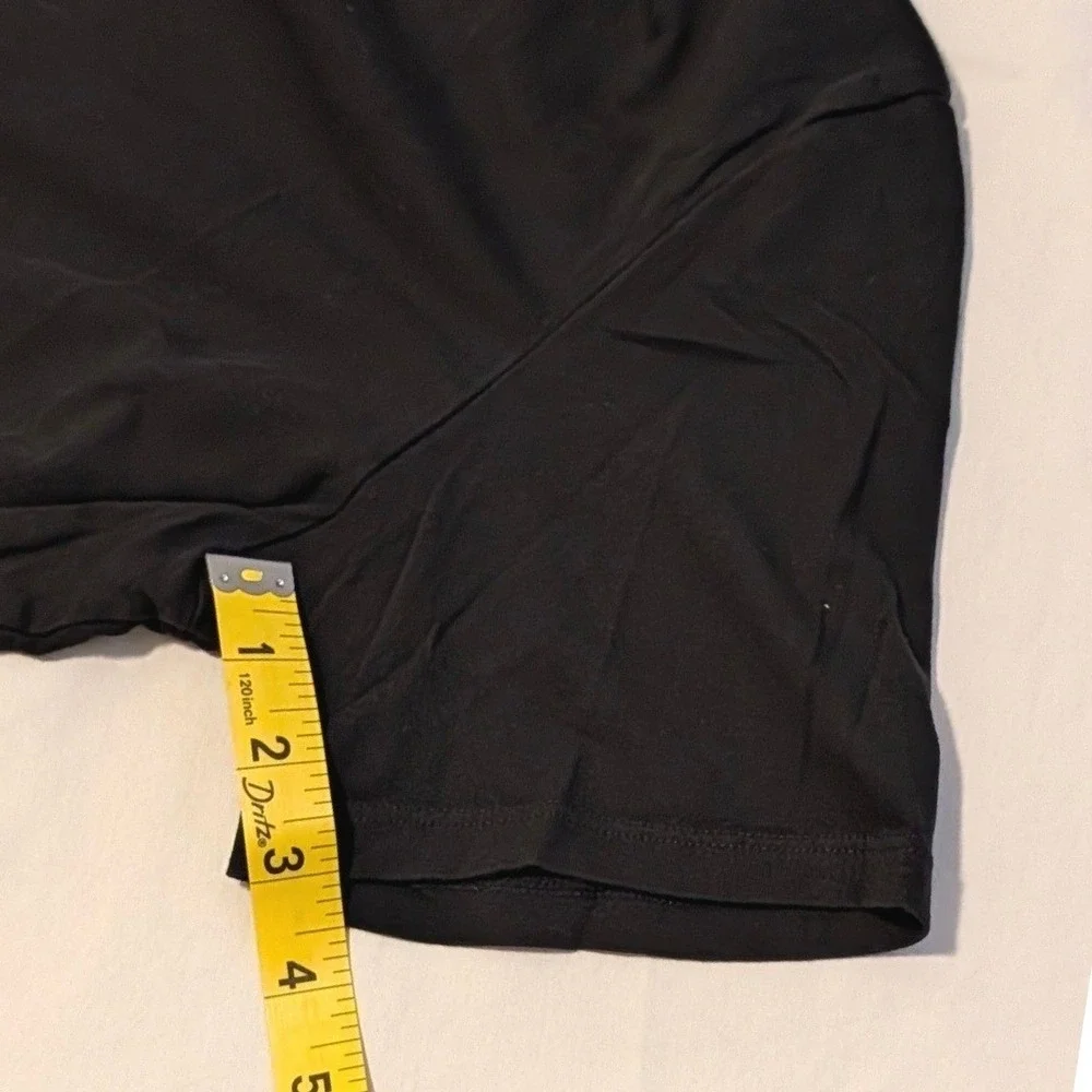 Lacoste Mens Crew Neck T-Shirt Black Size Large TH3321 Crocodile Logo
